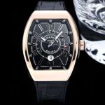 Franck Muller V45 SC DT series Rose gold steel case Diameter 42mm watch